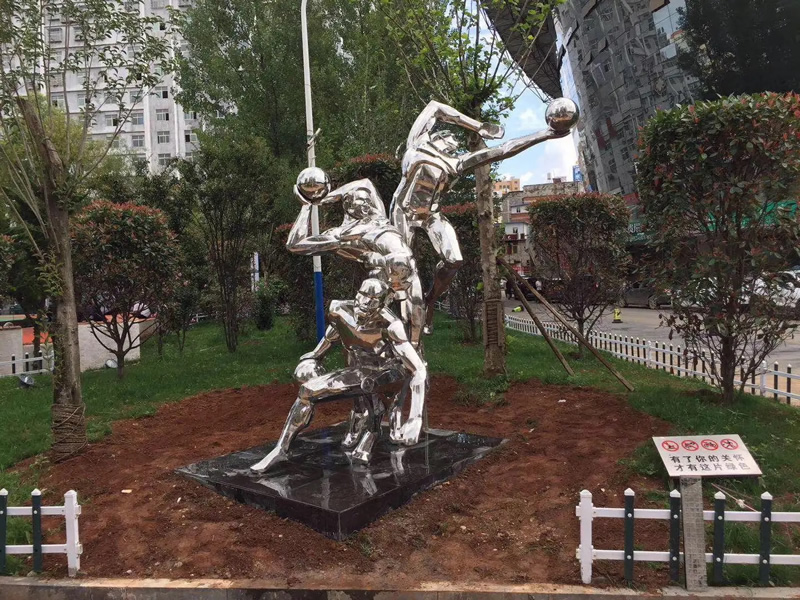 湖南人物不銹鋼雕塑